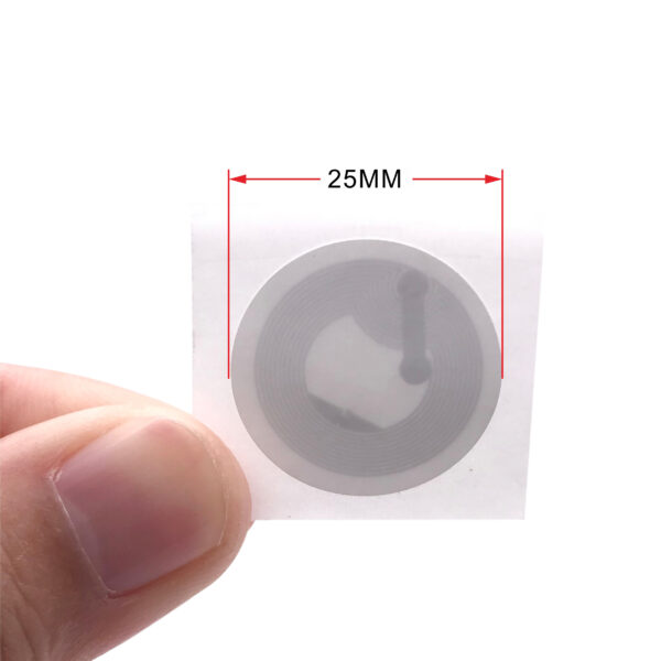 Round NFC Paper Sticker - 13.56Mhz - Image 2