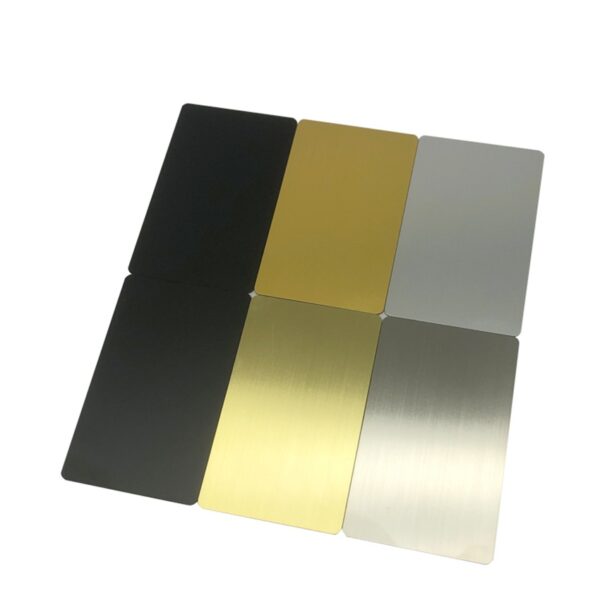 Metal NFC Business card - 13.56Mhz NFC Tag213 Chip Business Card