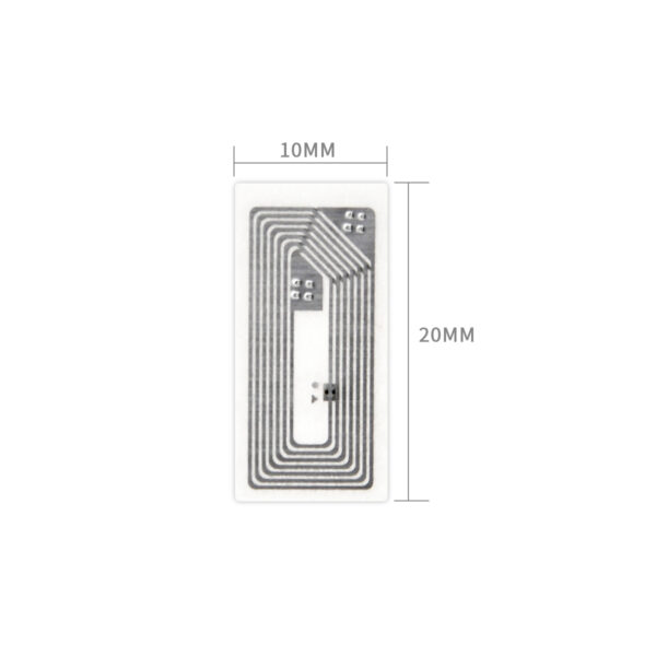 Mini Transparent PET NFC Tags 20 x 10 mm - Image 2