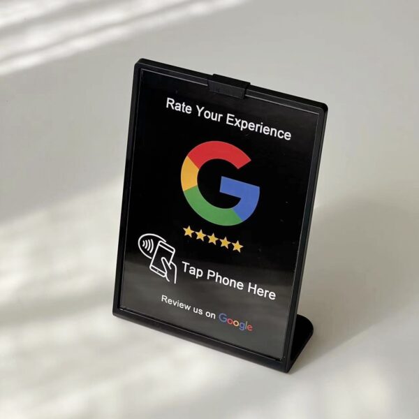 NFC Google Review Table Stand - Boost Reviews & 5 Stars Rating